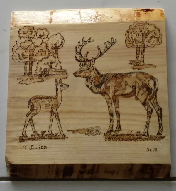 cerf format A4 80 frs 80 euro