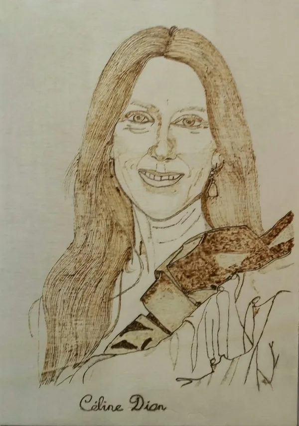 celine dion format A4 80 frs 