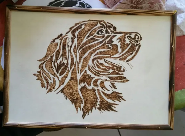 chien tribal format A4 60 frs 60 euro